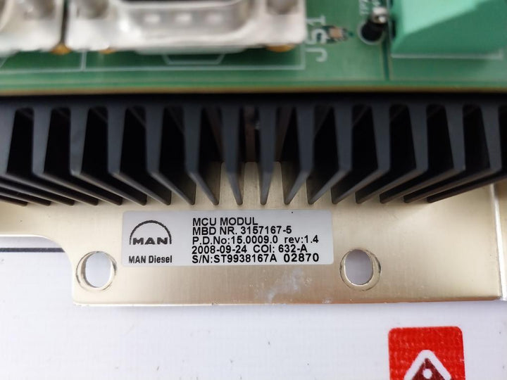 Man B&w 3157167-5 Mcu Module 1142352-0