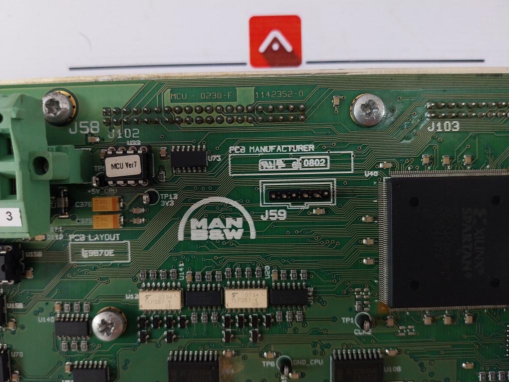 Man B&w 3157167-5 Mcu Module 1142352-0