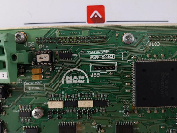 Man B&w 3157167-5 Mcu Module 1142352-0
