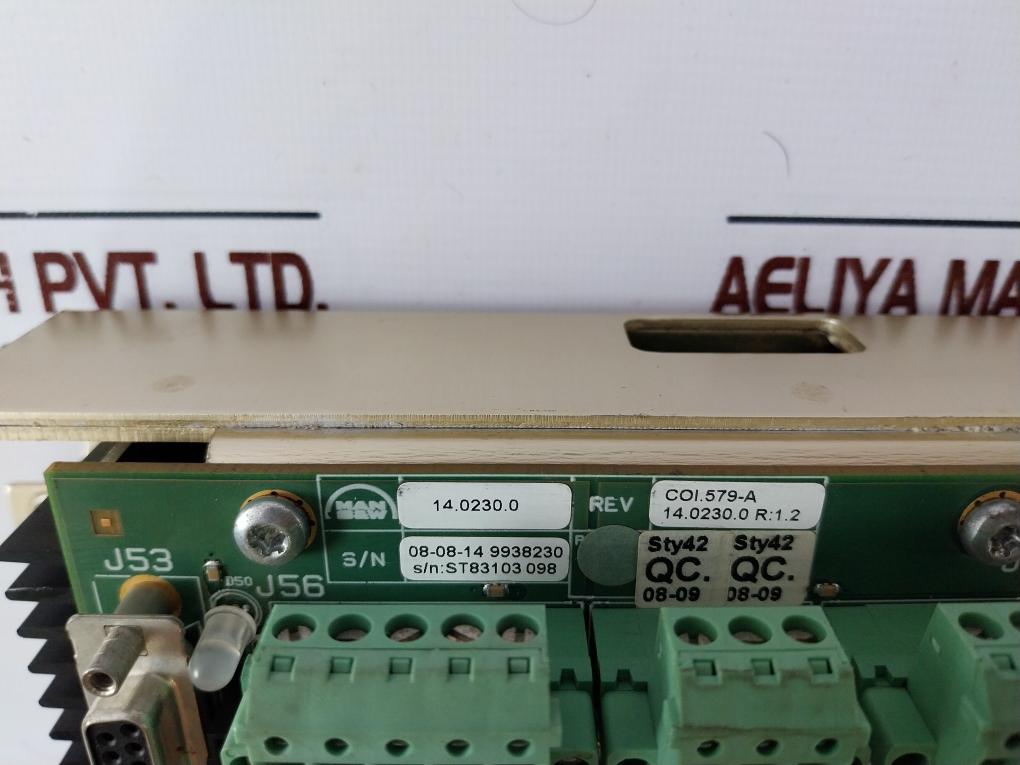 Man B&w 3157167-5 Mcu Module 1142352-0