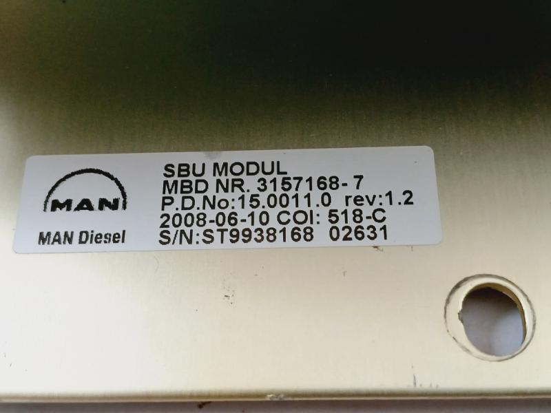 Man B&w 3157168-7 Sbu Module 14.0240.0 Rev 1.2