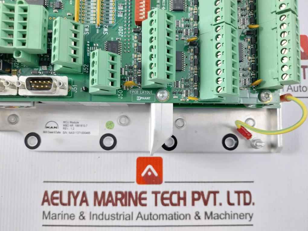 Man Diesel & Turbo 1881610-7 Master Control Unit Rev: 1.2 Nas11360000396