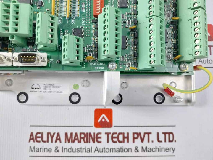 Man Diesel & Turbo 1881610-7 Master Control Unit Rev: 1.2 Nas11360000396