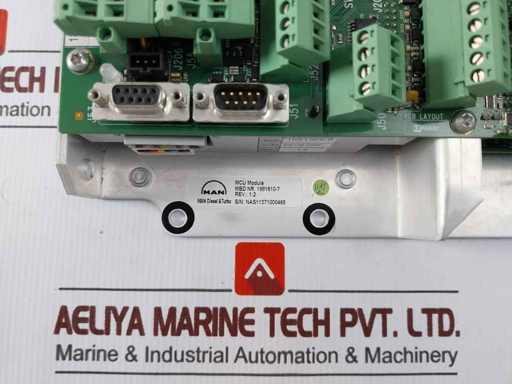 Man Diesel & Turbo 1881610-7 Master Control Unit Rev: 1.2 Nas11360000396