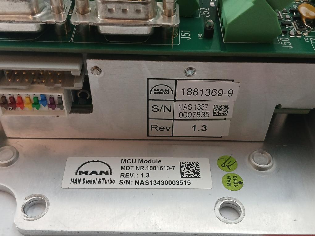 Man Diesel & Turbo Mcu Module 1881610-7