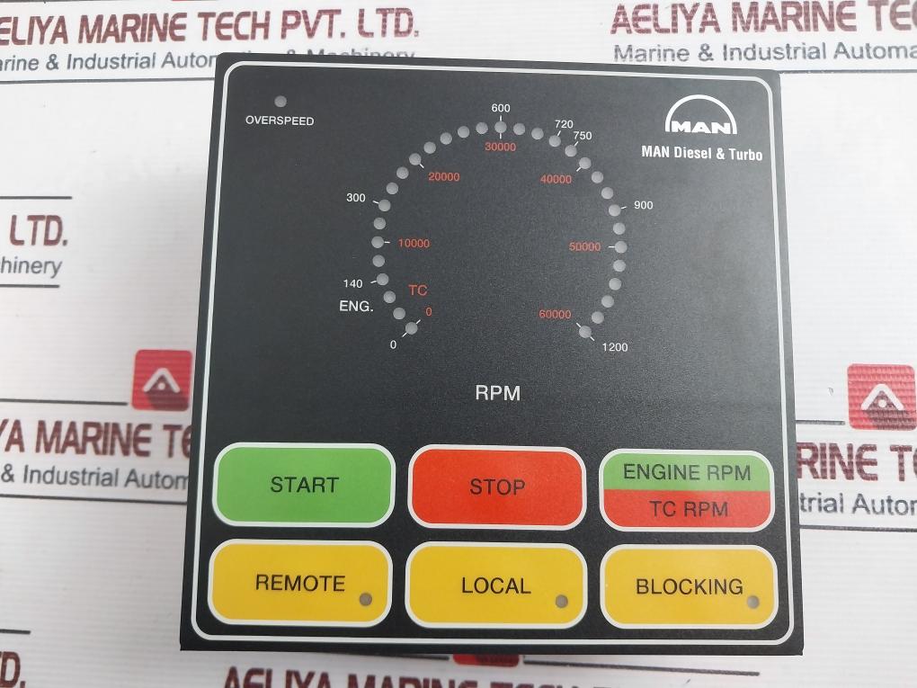 Man Diesel & Turbo 0-1200 Rpm Indicator 24V Dc