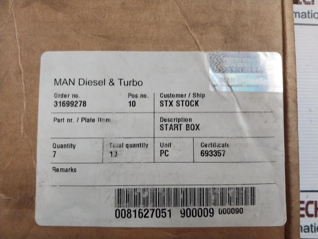 Man Diesel & Turbo 0-1200 Rpm Indicator 24V Dc
