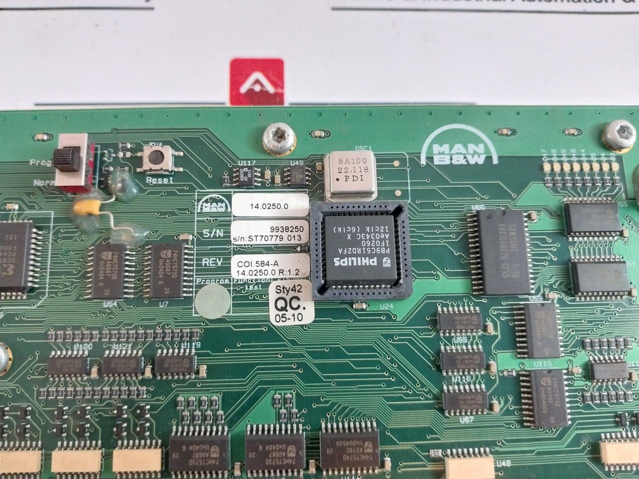 Man B&W 1211636-9 Pcb Bcu Module 1142354-4 Rev: 1.5