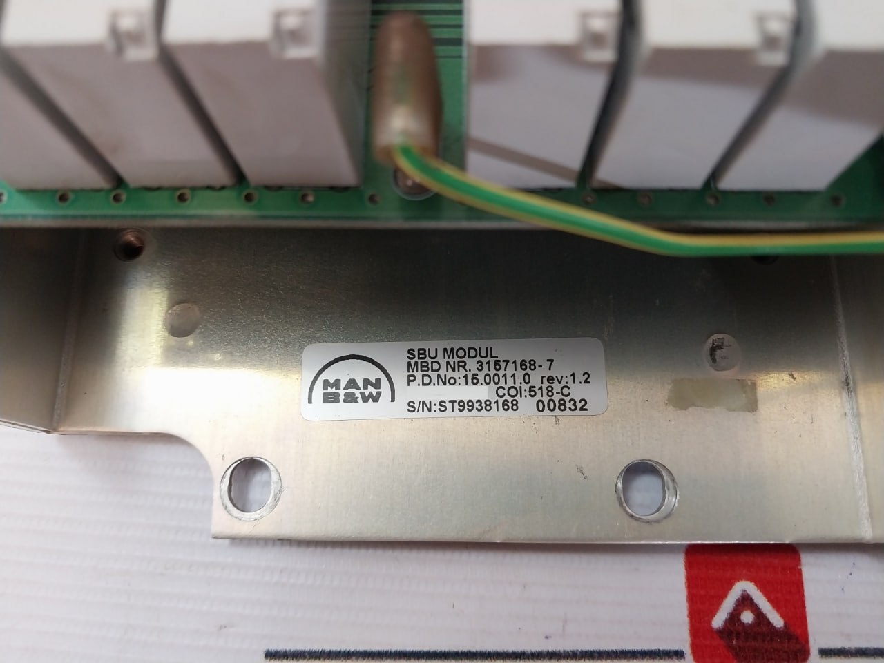 Man B&W 14.0240.0 Switch Printed Circuit Board 3157168-7