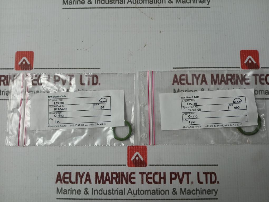 Man Diesel & Turbo 51704-08 Seal O-ring Spare Part Kit