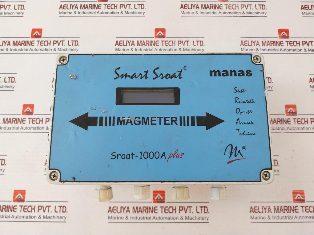 Manas Microsystems SRI1000A+ Flow Transmitter Sroat-1000A Plus