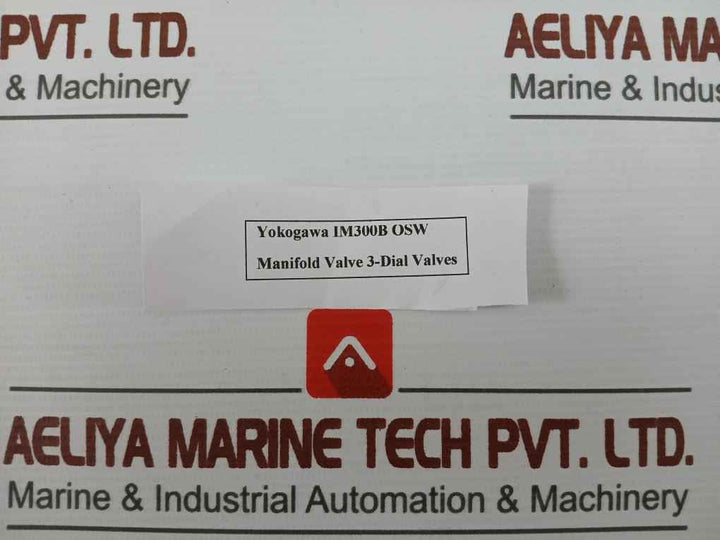 Manifold Valve 3-dial Valves  Brand Yokogawa Im300B