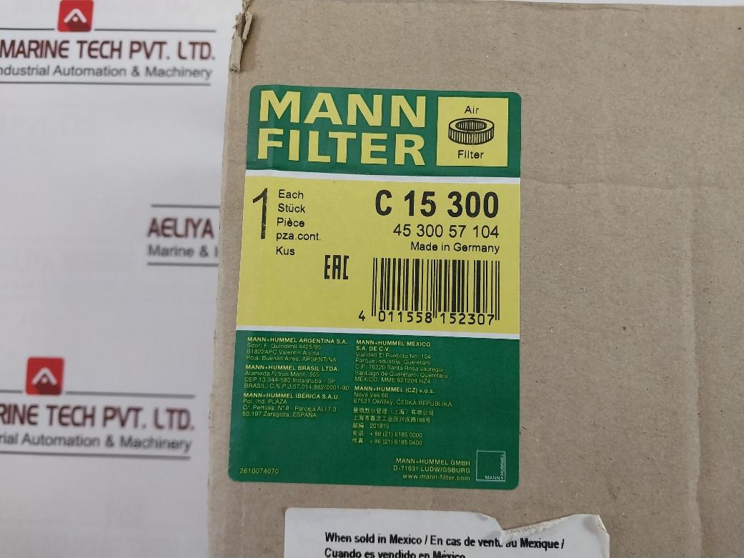 Mann C15300 Air Filter Element
