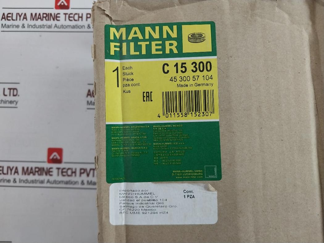 Mann Filter C15300 Air Filter Cartridge