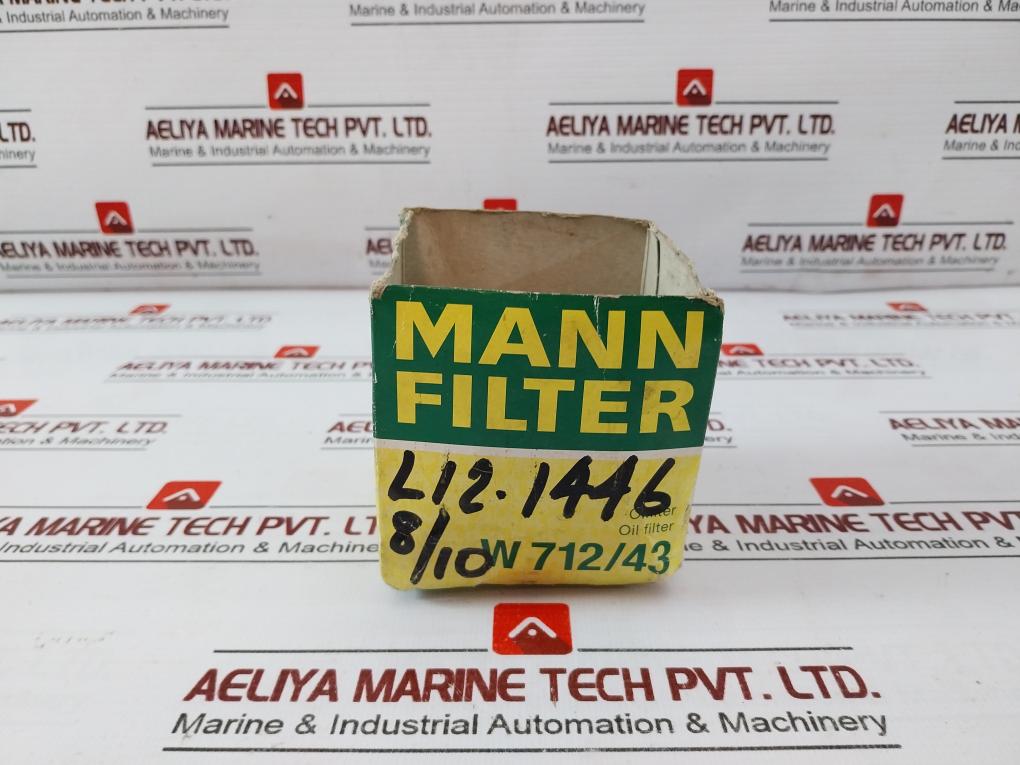 Mann Filter W 712/43 Oil Filter Micro Top 4 011558 730109, 4 011558 730000