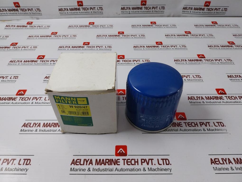 Mann Filter W 920/47 Oil Filter 2607074050