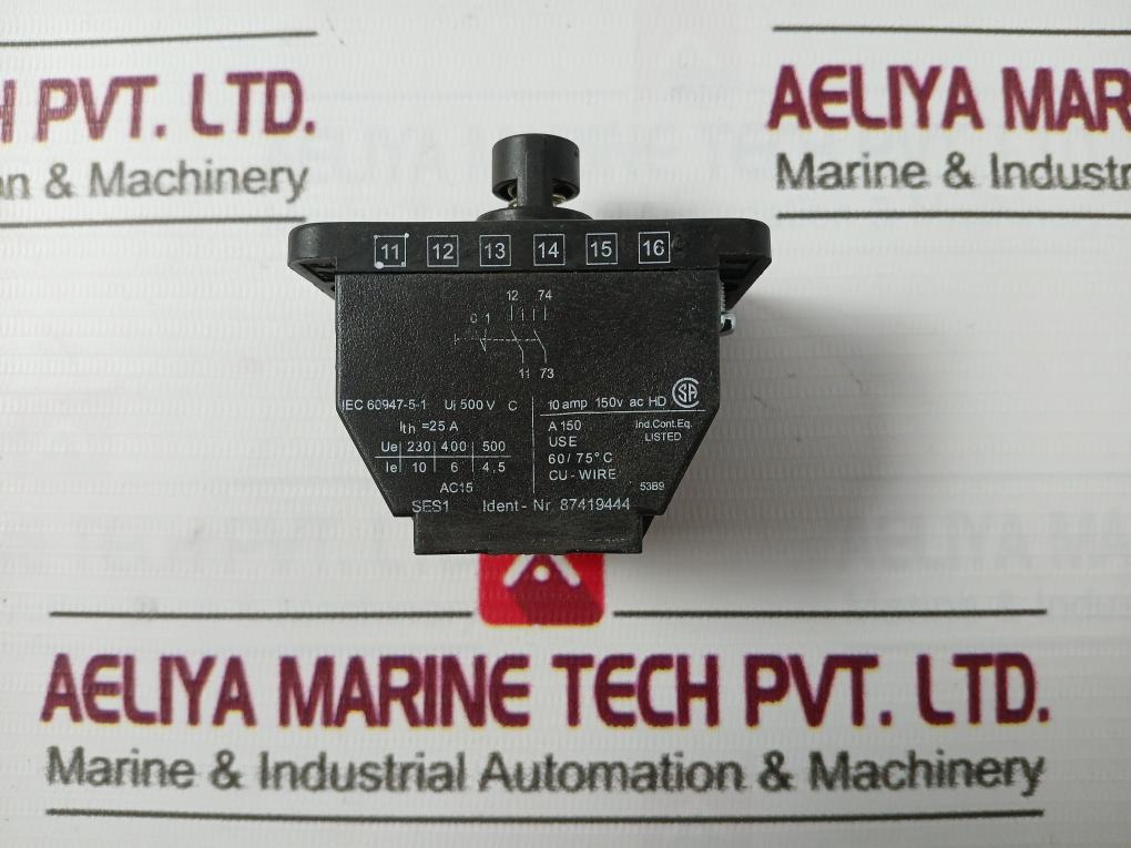 Mannesmann Demag 87419444 Contact Block 500V C 25A 60/75Â°C