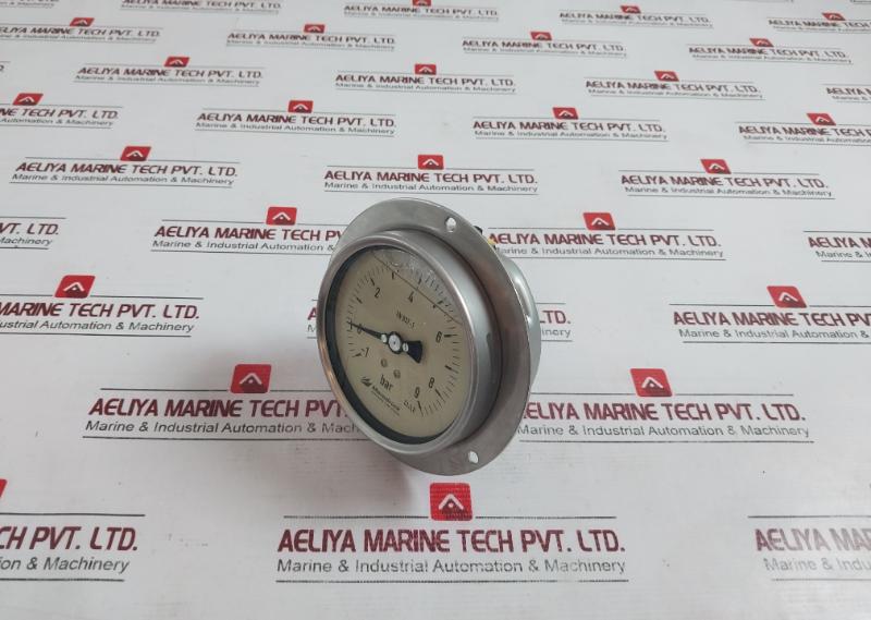 Manodruck En 837-1 Pressure Gauge -1 To 9 Bar