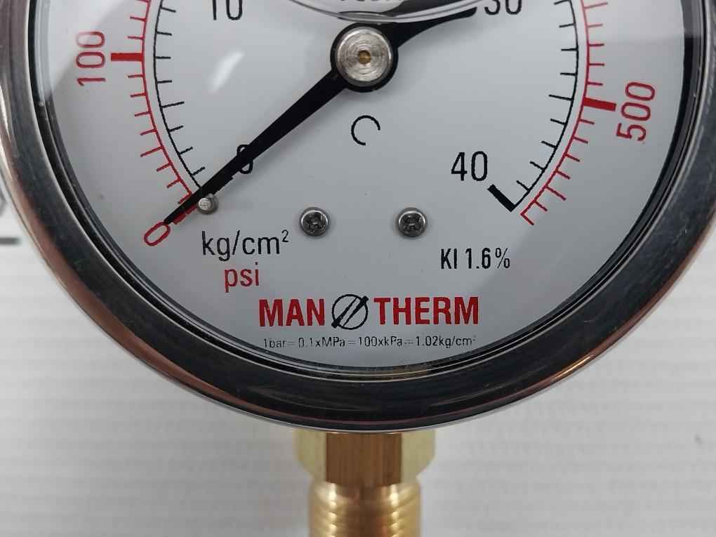Manotherm En 837.1 Pressure Gauge