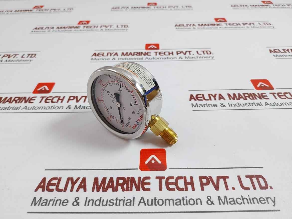Manotherm En 837.1 Pressure Gauge 0-570 Psi/0-40 Kg/Cm2