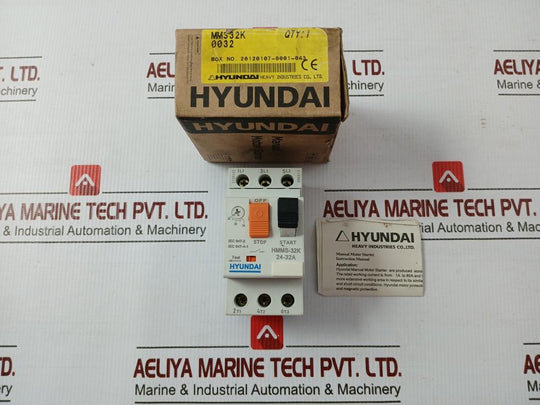 Manual Motor Starter Hmms-32K Hyundai 690V 50/60Hz