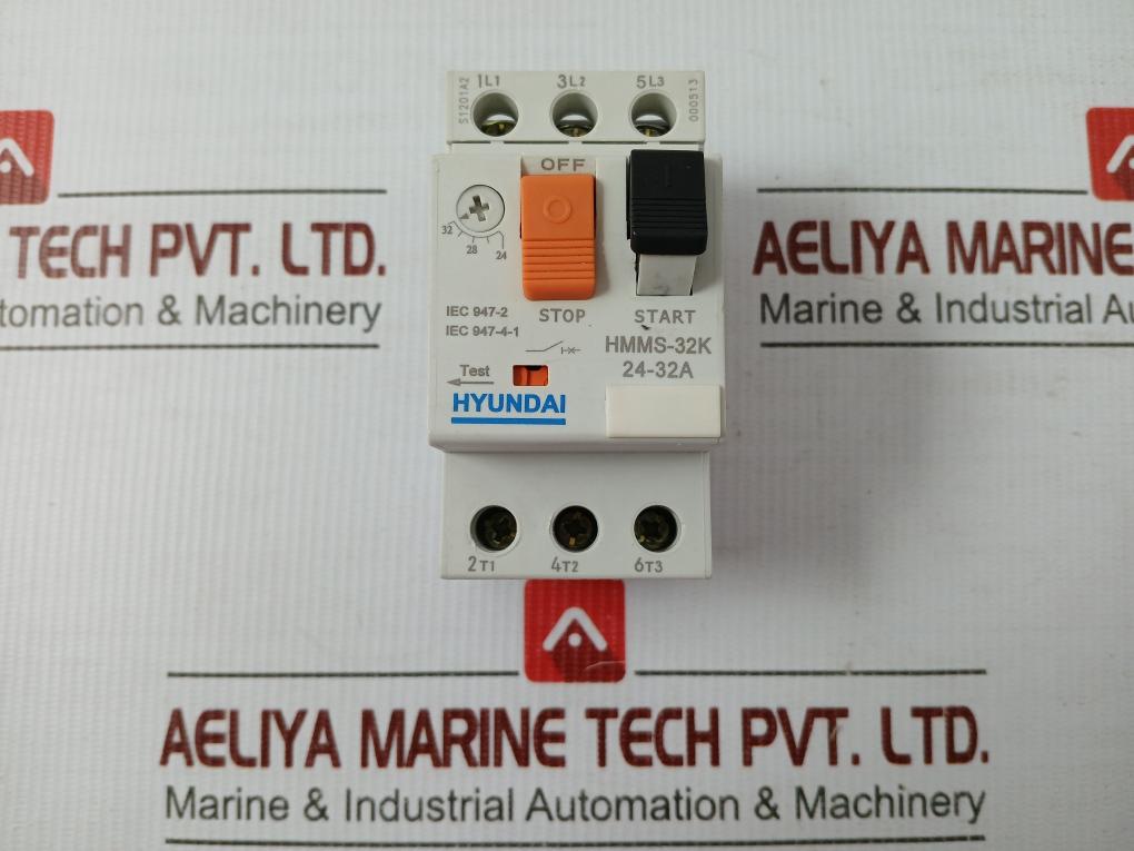 Manual Motor Starter Hmms-32K Hyundai 690V 50/60Hz