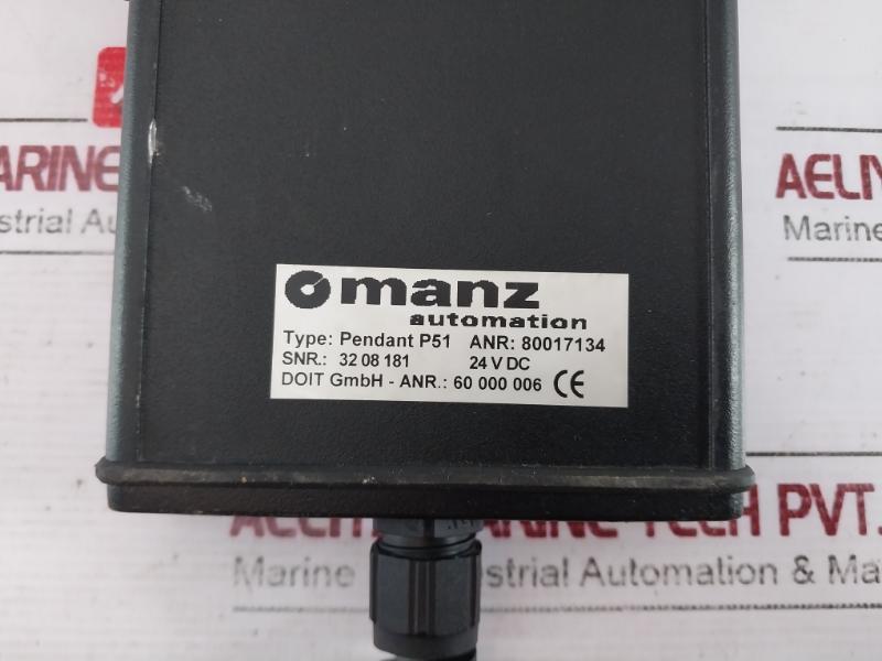 Manz Automation Pendant P51 Hand-held Control Unit 24V Dc