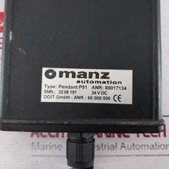 Manz Automation Pendant P51 Hand-held Control Unit 24V Dc