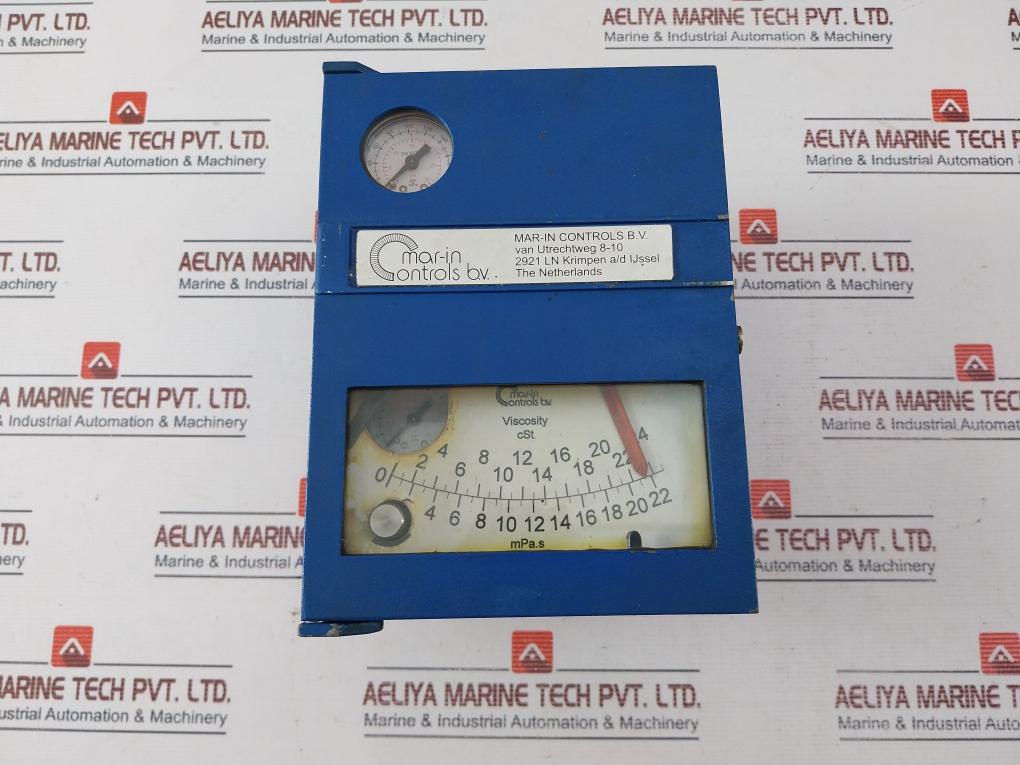 Mar-in Controls 0-25 Cst Viscosity Controller Dp100201 0 To 200 Kpa 0 To 2 Bar