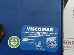 Viscometer Oil Fuel Viscosity Analyzer Viscomar 115 V/230 V Mar-tec