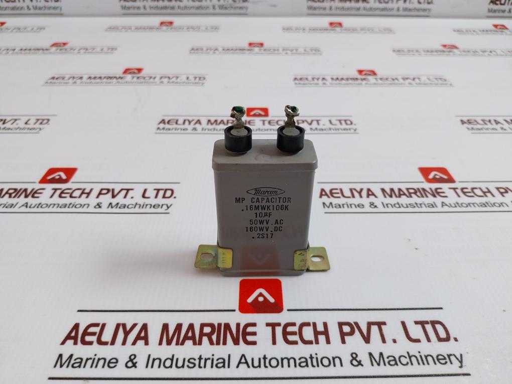 Marcon 16Mwk106K Mp Capacitor 10µF 50Wv. Ac 160Wv. Dc 2S17