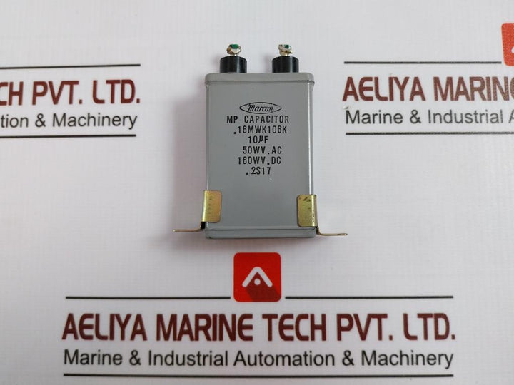 Marcon 16Mwk106K Mp Capacitor 10µF 50Wv. Ac 160Wv. Dc 2S17