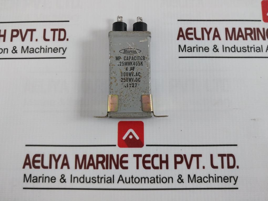 Marcon 25Mwk405K Mp Capacitor 100Wv.Ac 250Wv.Dc 4 µF