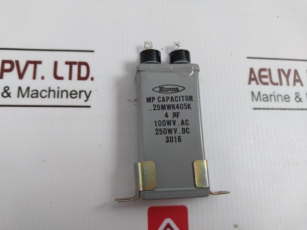 Marcon 25Mwk405K Mp Capacitor 100Wv.Ac 250Wv.Dc 4 µF 3U16