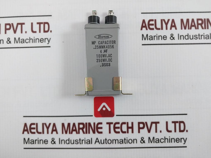 Marcon 25Mwk405K Mp Capacitor 4 .µF 100Wv.Ac 250Wv.Dc