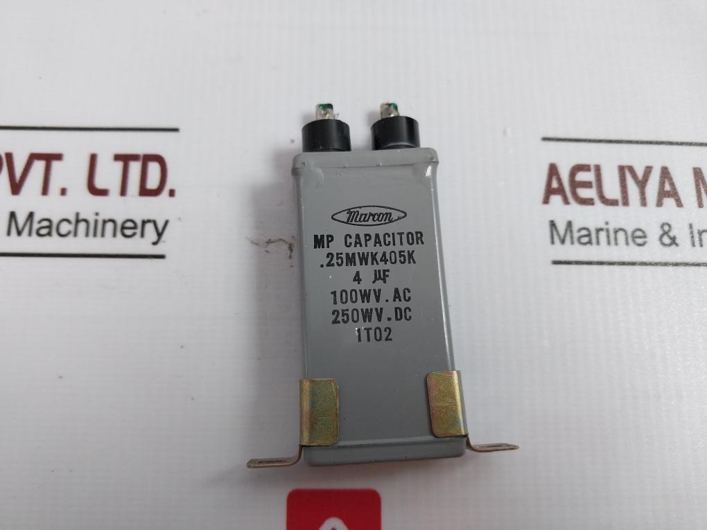 Marcon 25Mwk405K Mp Capacitor 4 µF 100Wv.Ac 250Wv.Dc 1T02