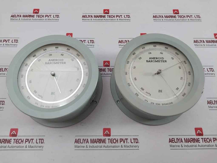 Marine Aneroid Barometer 912–1048 Hpa Ota Keiki Seisakusho 9-a