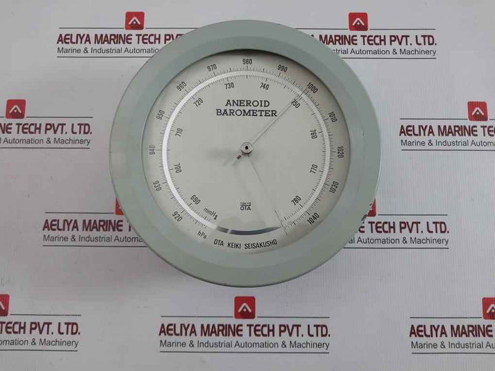 Marine Aneroid Barometer 912–1048 Hpa Ota Keiki Seisakusho 9-a