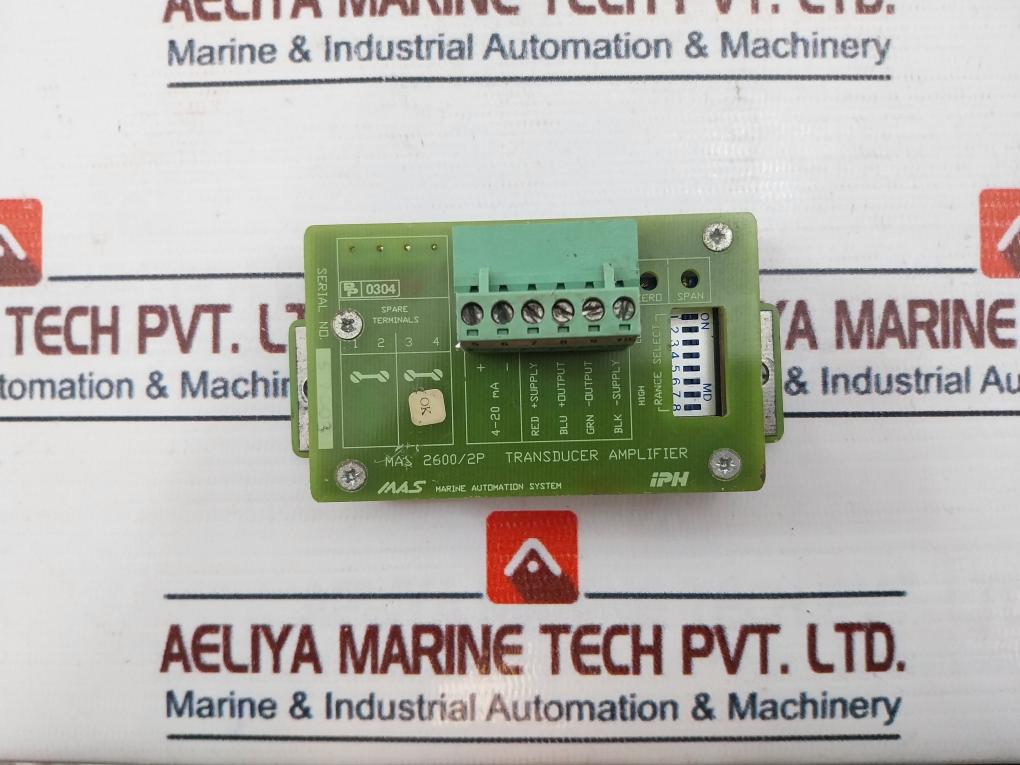 Marine Automation System Mas 2600/2P Transducer Amplifier Pcb
