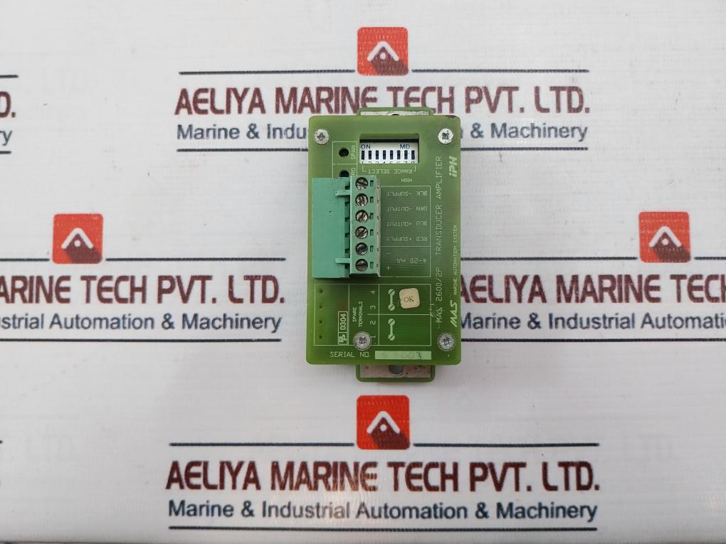 Marine Automation System Mas 2600/2P Transducer Amplifier Pcb