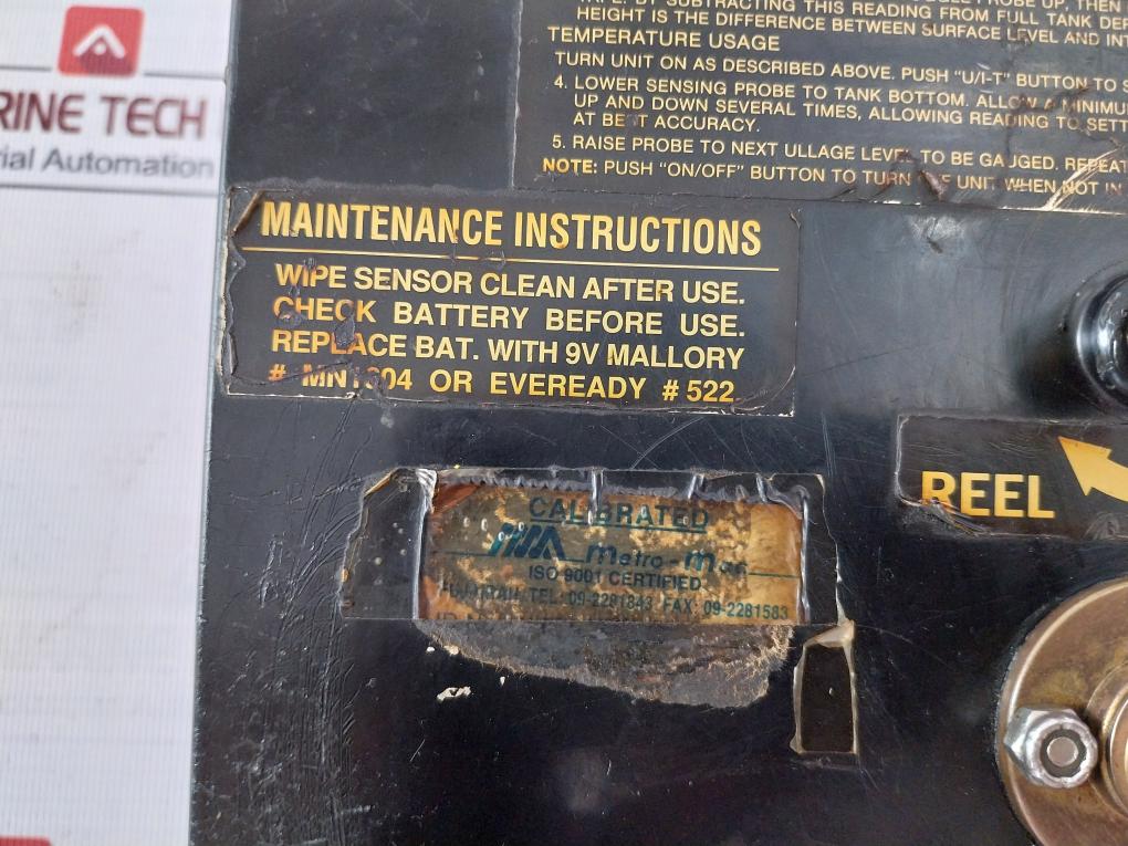 Marine Moisture Control D-2401-2 Ullage Temperature Interface 30M