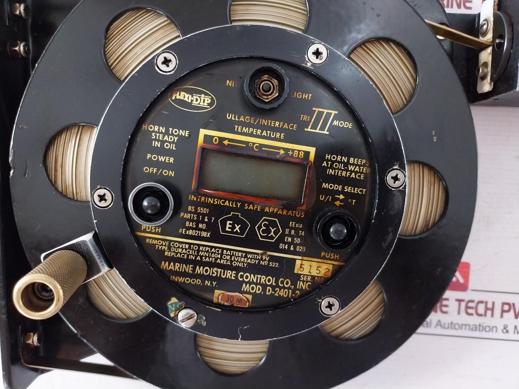 Marine Moisture Control D-2401-2 Ullage Temperature Interface 30M