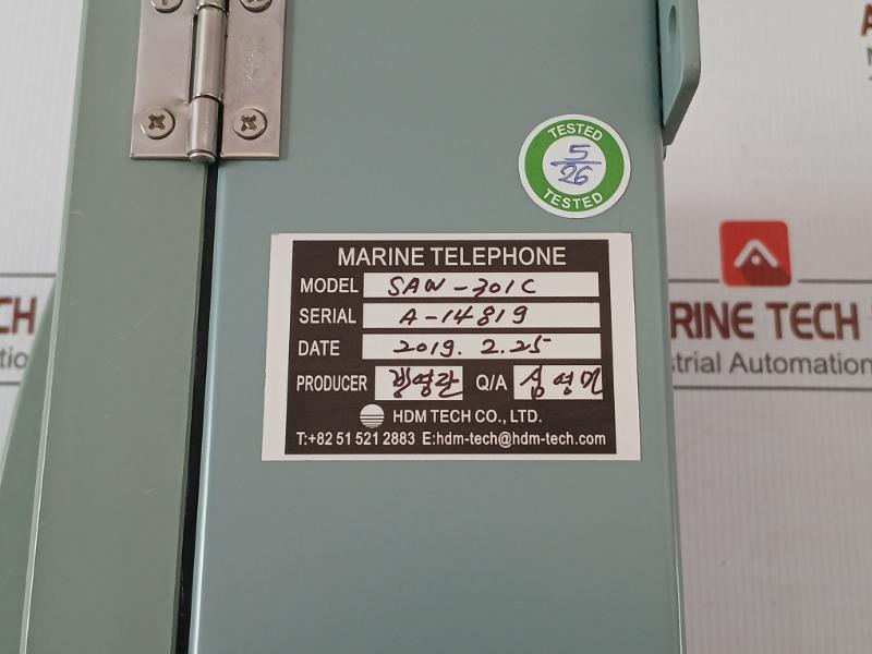 Marine Telephone Hdm Tech Saw-301C
