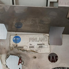 Marine Vacuum Toilet Back Plate Assembly 6540969 Evac 5774002 Rev.D05