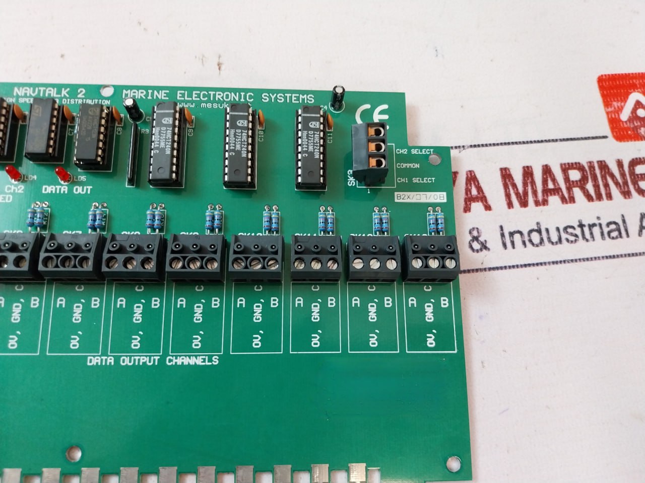 Marine Electronic Systems Navtalk 2 Pcb Data Distribution Interface Card