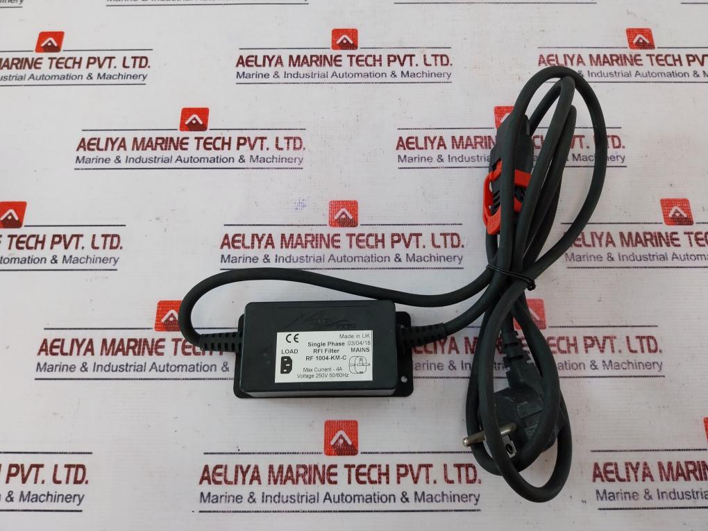 Mariner Systems Rf 1004-km-c Single Phase Rfi Filter 250V, 50/60Hz