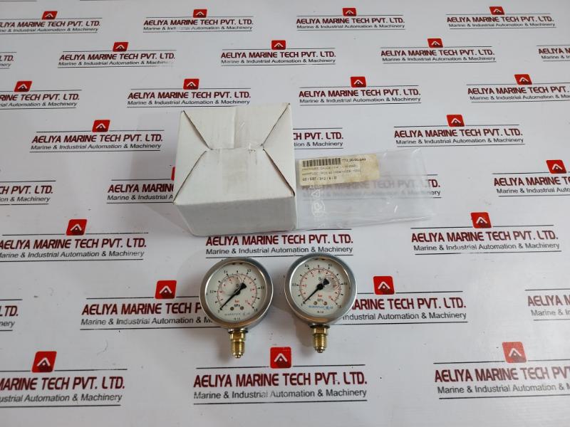 Marinfloc Pressure Gauge 0-10 Bar / 0-1.0 Mpa 1/4