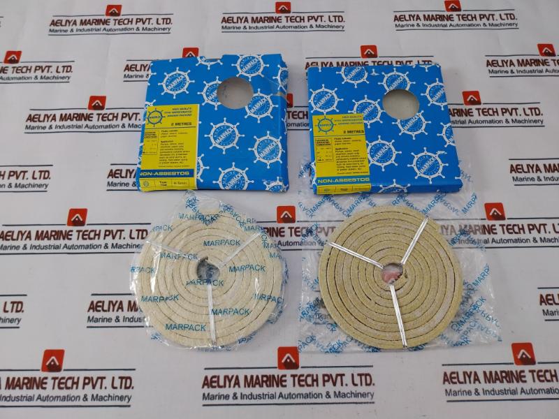 Marpack 702 Aramid Fiber Packing With Ptfe Impregnation 6.5mm, 2 Metre