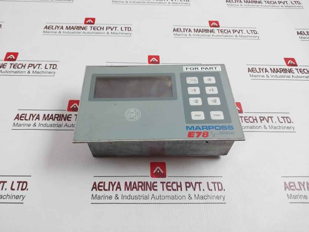 Marposs E78 Electronic Balancer Controller 6105007000 (Not Working)