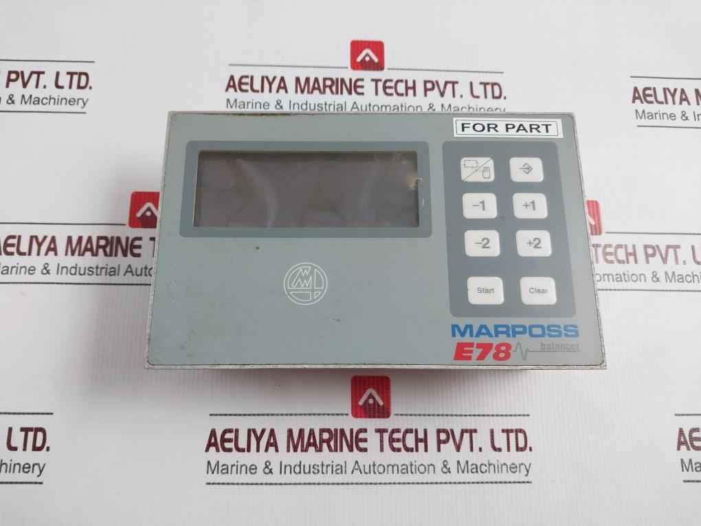 Marposs E78 Electronic Balancer Controller 6105007000 (Not Working)